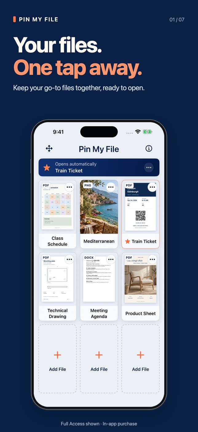 Pin My File: PDF Shortcut