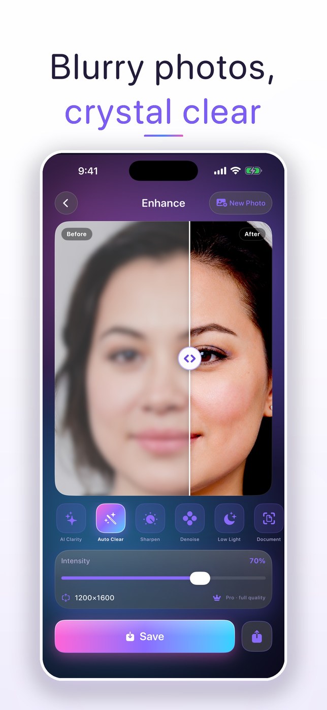 Unblurry Pro: Unblur & HD